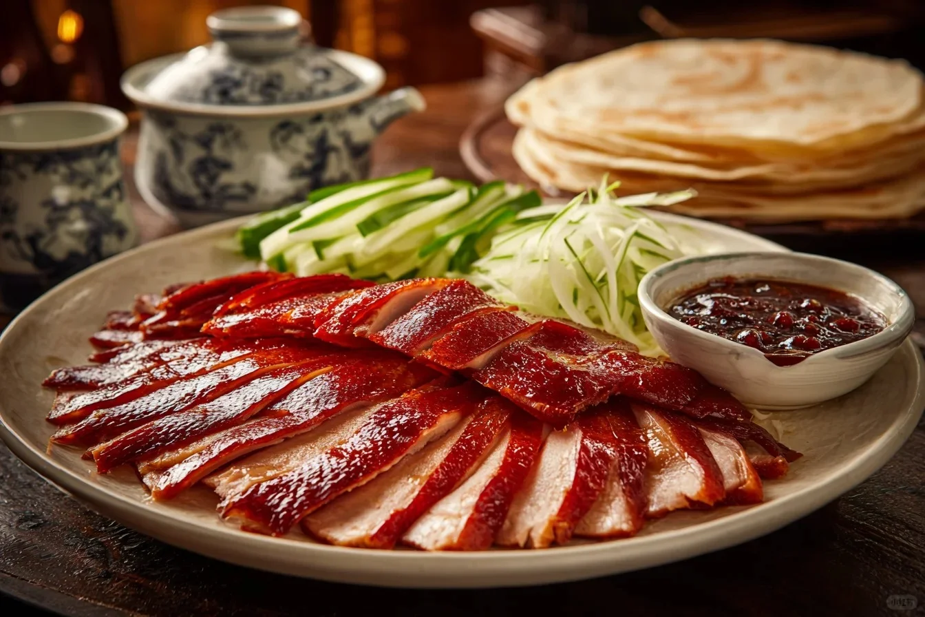 Peking duck carved tableside in Beijing