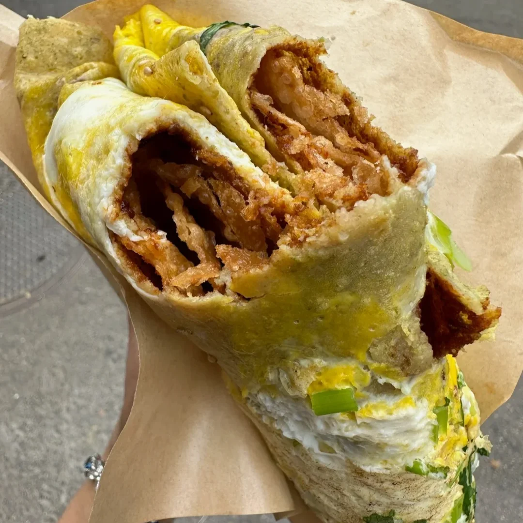Jianbing street breakfast in Beijing